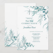 Eucalyptusbladgroen Kaart (Voorkant / Achterkant)