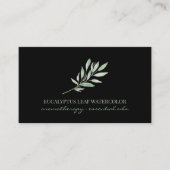 eucalyptusbladventilator etherische olie visitekaartje (Voorkant)