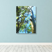 eucalyptusbos canvas afdruk (Insitu (Houten vloer))