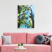 eucalyptusbos canvas afdruk (Insitu (Woonkamer))