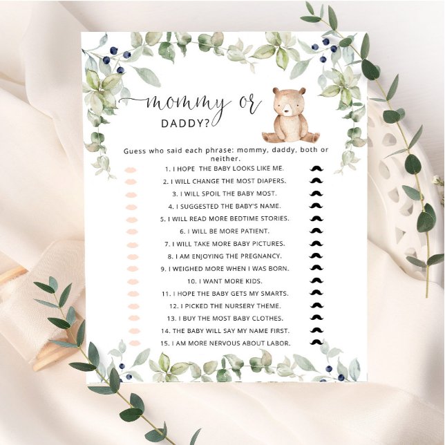 Eucalyptusbos Moeder- of papa-baby- spel (Creator heeft geüpload)