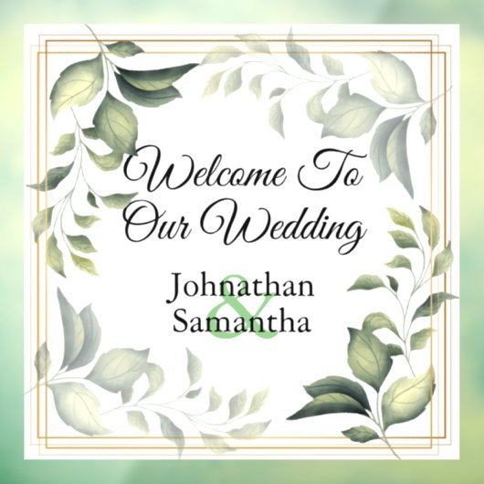 Eucalyptusbruine bruine bruistoorsignalering raamsticker (Vel 3)