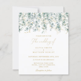 Eucalyptusgoudbruinbruinbruinbruiloft