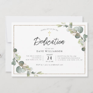 eucalyptusgroen elegante kaderwijding kaart