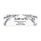 Eucalyptuslabel lavender etiket (Voorkant)