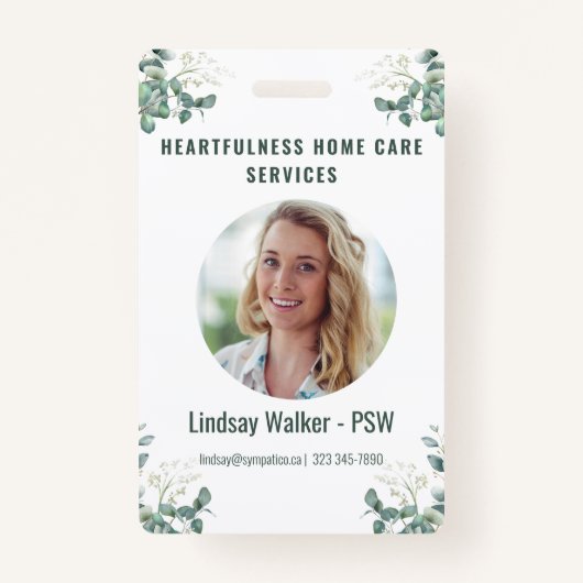 Eucalyptusstijl Badge (Voorkant)