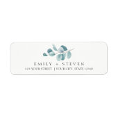 eucalyptustrouwlabel etiket (Voorkant)