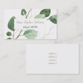 eucalyptusvisitekaartje visitekaartje (Voorkant / Achterkant)