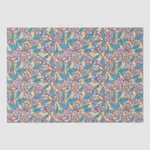 Eucalyptuszaad Australisch Plant botanisch patroon Tissuepapier