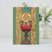 Euchariscard, eerste cadeau van de Gemeenschap (Staand voorkant)