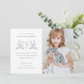 Eucharist Custom Color First Community Foto Kaart (Staand voorkant)