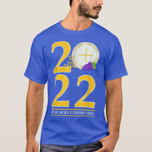 Eucharistisch Gastheer Katholiek Mijn eerste Heili T-shirt