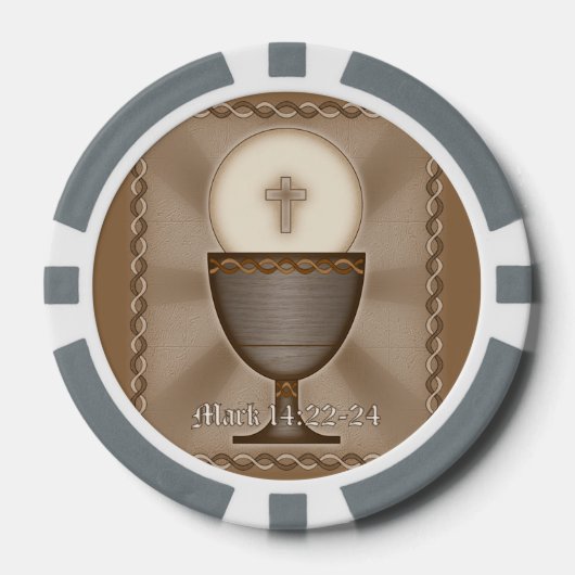 Eucharistisch Poker Chips (Voorkant)