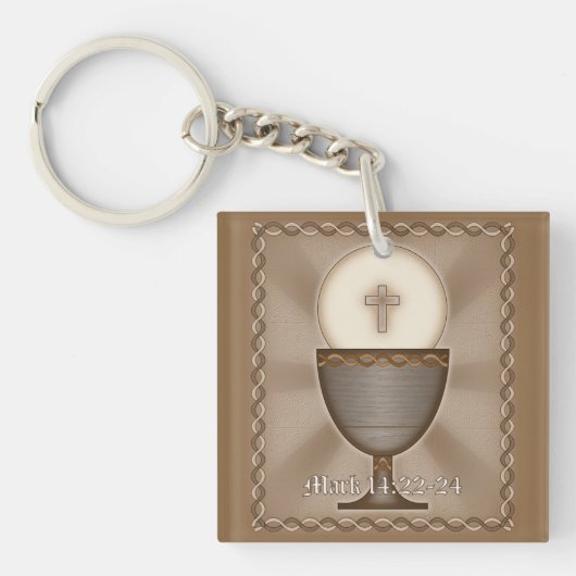 Eucharistisch Sleutelhanger (voorkant)