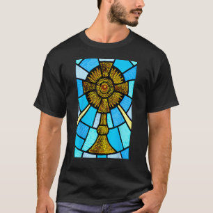 Eucharistische Aanbidding Gezegend Sacrament Eucha T-shirt