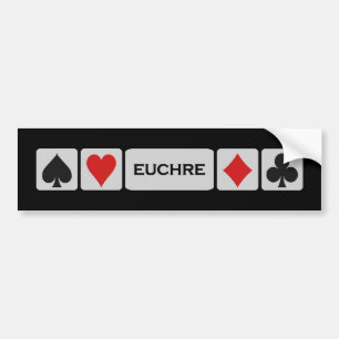 Euchre bumbersticker bumpersticker