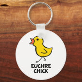 Euchre Chick Sleutelhanger (Voorkant)