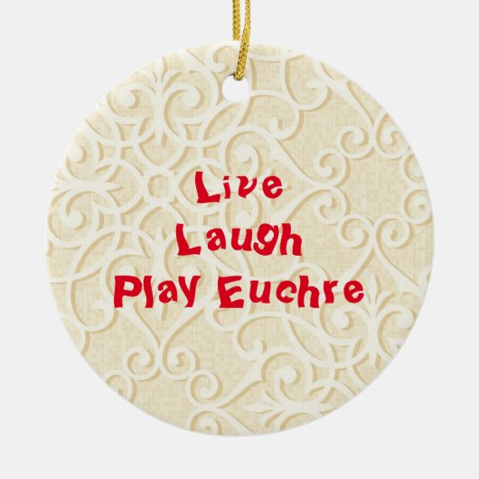 Euchre Keramisch Ornament (Voorkant)