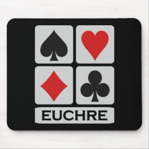 Euchre mousepad muismat