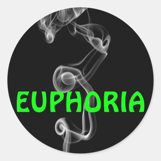 EUFORIA RONDE STICKER (Voorkant)