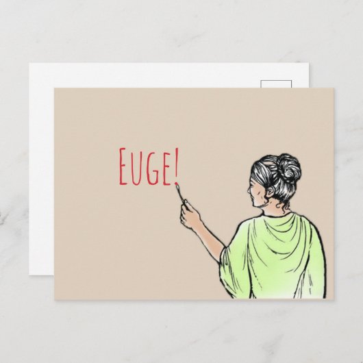 euge! graffito briefkaart (Voorkant / Achterkant)