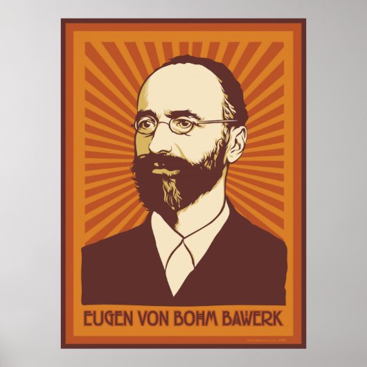 Eugen von Bohm Bawerk Poster (Voorkant)