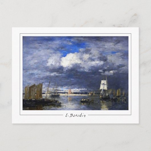 Eugène Boudin #13-2 - Carte postale d'art (Devant)