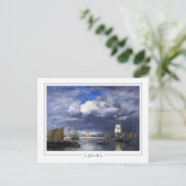 Eugène Boudin #13-2 - Carte postale d'art fin (Debout devant)