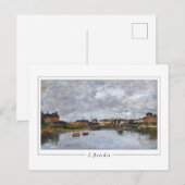 Eugène Boudin #190 - Carte postale d'art (Devant / Derrière)