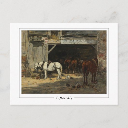 Eugène Boudin #274-2 - Carte postale d'art (Devant)