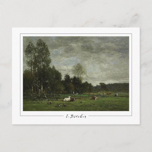 Eugène Boudin #27-2 - Carte postale d'art (Devant)