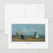 Eugène Boudin #30 - Carte postale Art (Devant / Derrière)