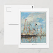 Eugène Boudin #344 - Carte postale d'art (Devant / Derrière)