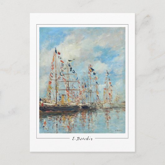 Eugène Boudin #344 - Carte postale d'art (Devant)