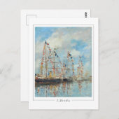 Eugène Boudin #344 - Kunstkaart Briefkaart (Voorkant / Achterkant)