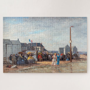 Eugene Boudin - Badtijd in Trouville Legpuzzel