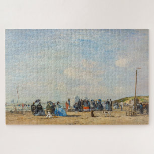 Eugene Boudin - Bijeenkomst op het strand Legpuzzel