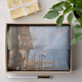 Eugene Boudin - Festival in de haven van Honfleur Tissuepapier (Geschenk)