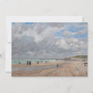Eugene Boudin - Het strand van Deauville Kaart
