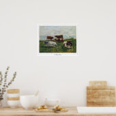Eugène Boudin Zedign Affiche d'art #174-2 (Cuisine)
