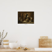 Eugène Boudin Zedign Affiche d'art #19-2 (Cuisine)