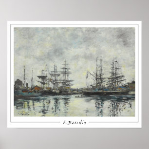 Eugène Boudin Zedign Affiche d'art #217-2