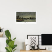 Eugène Boudin Zedign Affiche d'art #244-2 (Bureau à domicile)
