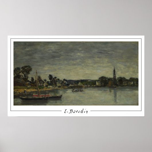Eugène Boudin Zedign Affiche d'art #244-2 (Devant)