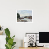 Eugène Boudin Zedign Affiche d'art #26-2 (Bureau à domicile)