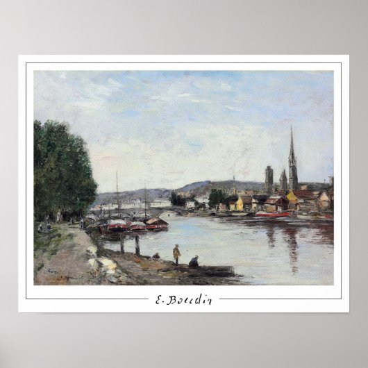 Eugène Boudin Zedign Affiche d'art #26-2 (Devant)