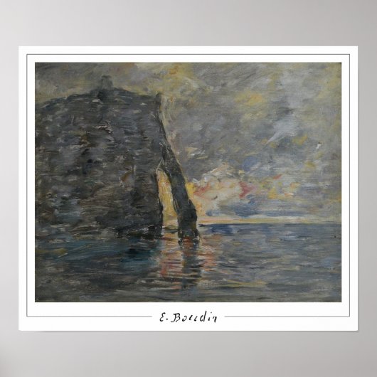 Eugène Boudin Zedign Affiche d'art #356-2 (Devant)