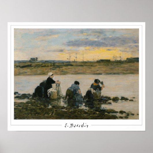 Eugène Boudin Zedign Art Affiche #12 (Devant)