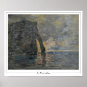 Eugène Boudin Zedign Art Poster #356-2 (Voorkant)