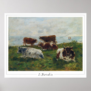 Eugène Boudin Zedign Kunstposter #174-2 Poster
